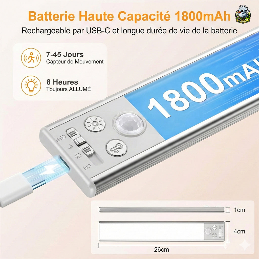 Lampe LED Détecteur de Mouvement – Lot de 2